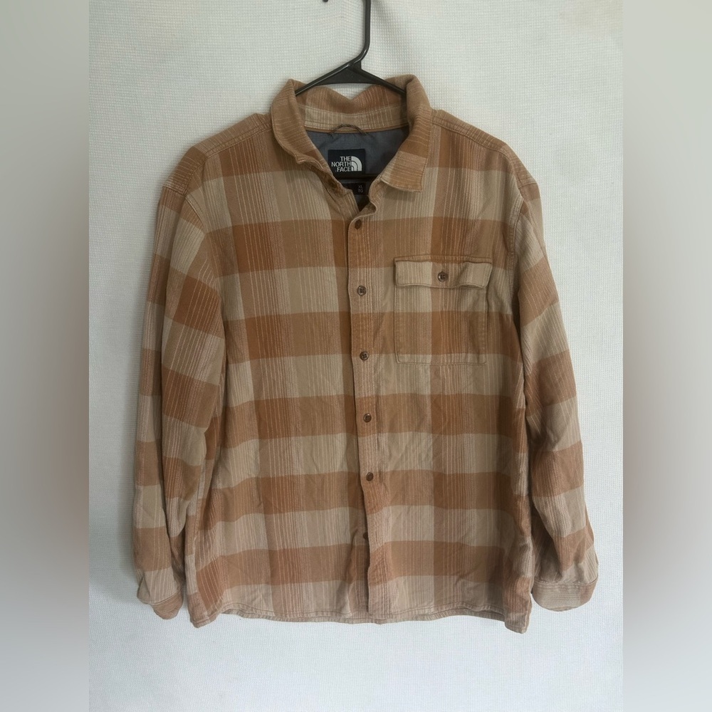 Men’s north face button up flannel - Picture 2 of 6